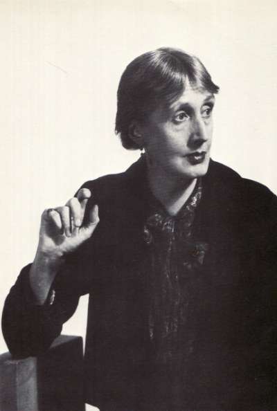 Carte postale, Virginia Woolf. 1985
