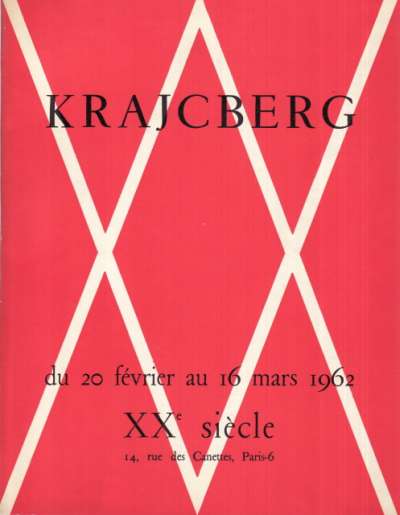 Krajcberg. Editions XXe siècle. 21x26,5 cm. 1962