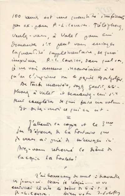 Lettre de Jacques Schiffrin, 18 mai 1940. Page 2