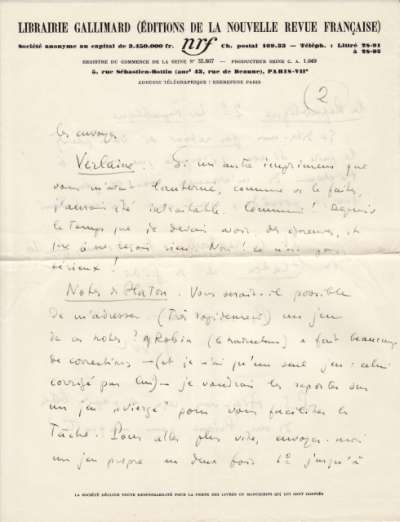 Lettre de Jacques Schiffrin, 15 mars 1940. Page 3