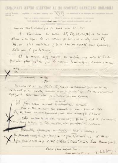 Lettre de Jacques Schiffrin, 28 mars 1940. Page 2