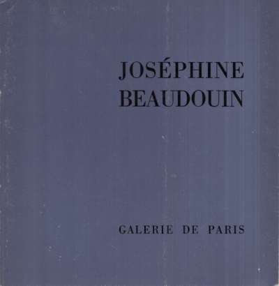 Joséphine Beaudouin. 21x20 cm. 1973