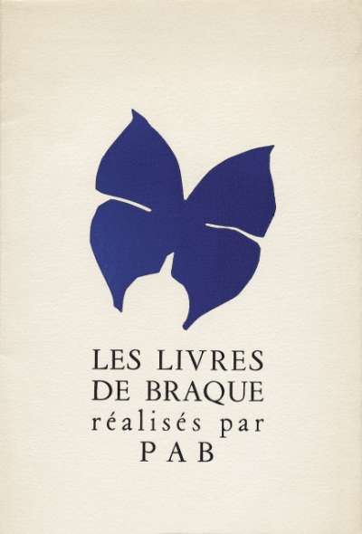 Les livres de Braque réalisés par PAB. 1961