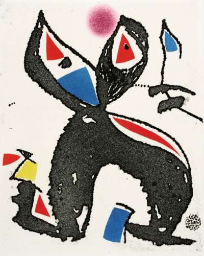 René Char, Joan Miro, Le marteau sans maître. 23 eaux-fortes et aquatintes en couleurs. 1976