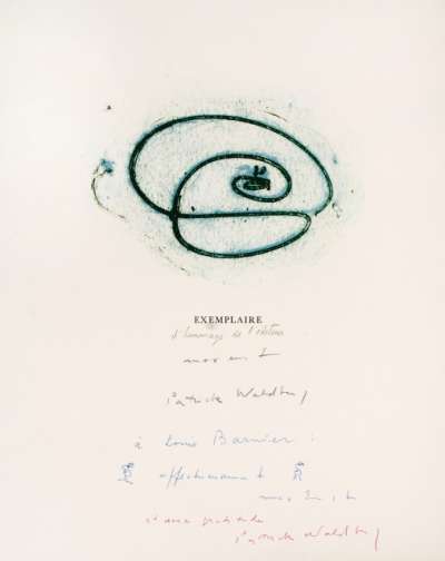 Patrick Waldberg, Max Ernst, Aux petits agneaux, Au pont des arts, Galerie Lucie Weill. 1971. Un des 26 exemplaires H.C. numérotés sur Vélin d'Arches