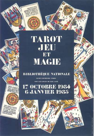 Tarot, jeu et magie. 57x40 cm. 1984-1985