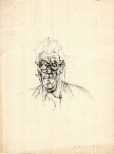 Alberto Giacometti, Château de Tanlay. 15,5x20 cm. 1984