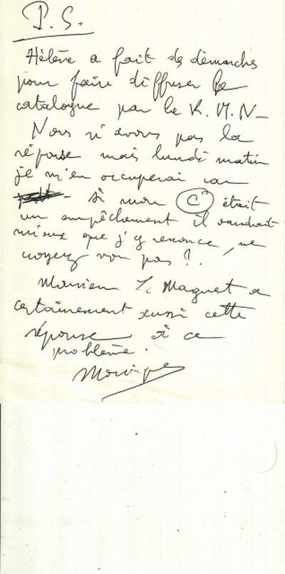Lettre de Monique (Estève) à Louis Barnier, 12 février (1986). Page 3
