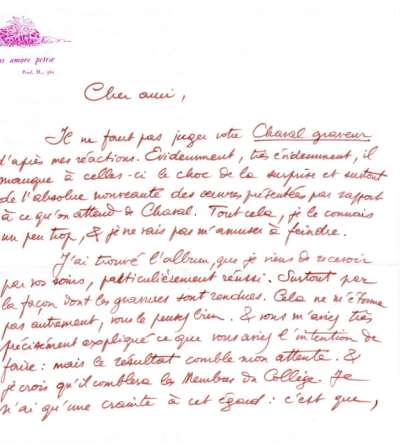 Lettre de Latis (Emmanuel Peillet) à Louis Barnier, 2 février 1972