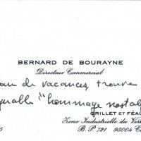 CARTE DE BERNARD DE BOURAYNE
