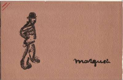 Marquet. 9-30 juin 1960. Préface Georges Besson. 15,5x23 cm. 20 p. 1960. Catalogue